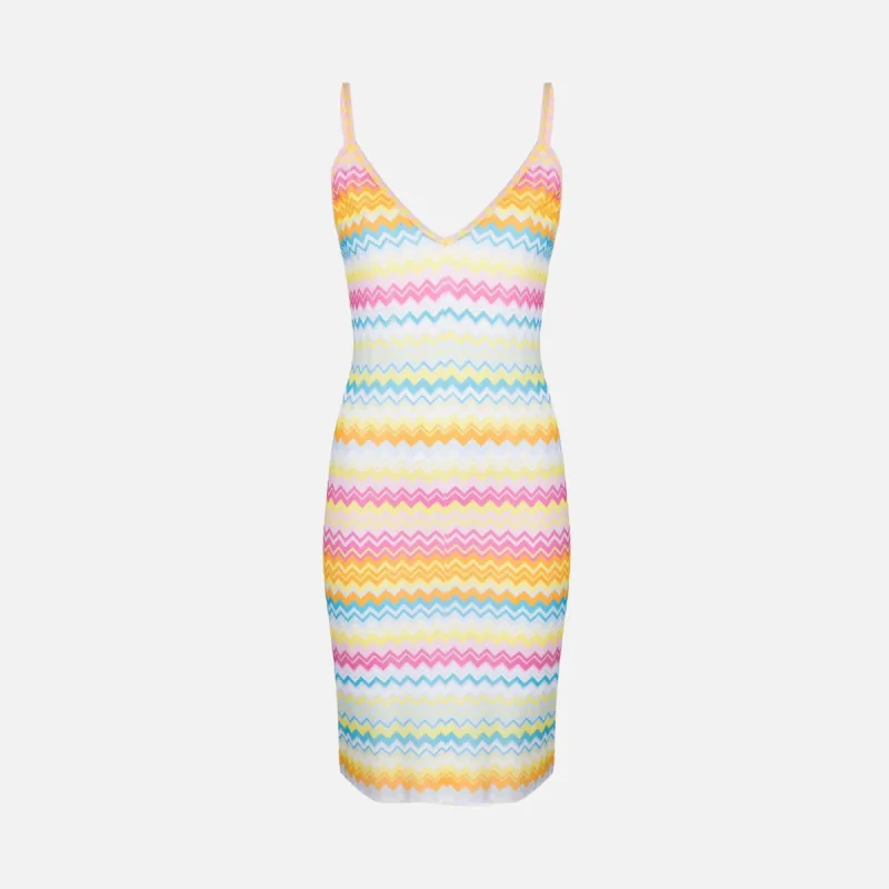 Missoni Short Cover Up - Dark Multi Chevron sold by Kith