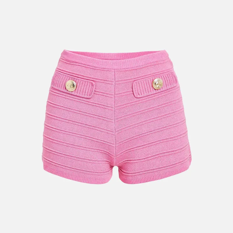 Retrofete Sandra Short - Metallic Candy Pink sold by Kith