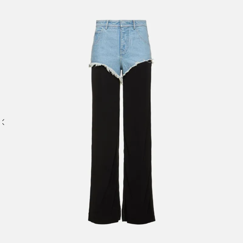 Christopher Esber Duke Splice Pant - Indigo / Black sold by Kith