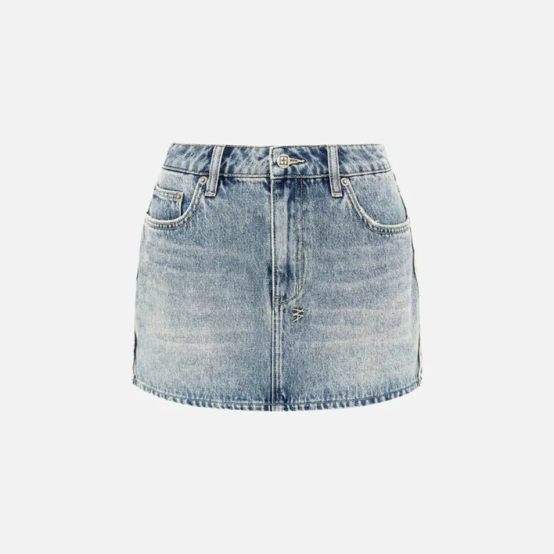 Ksubi Low Rider Mini Skirt - Frayed made by Ksubi