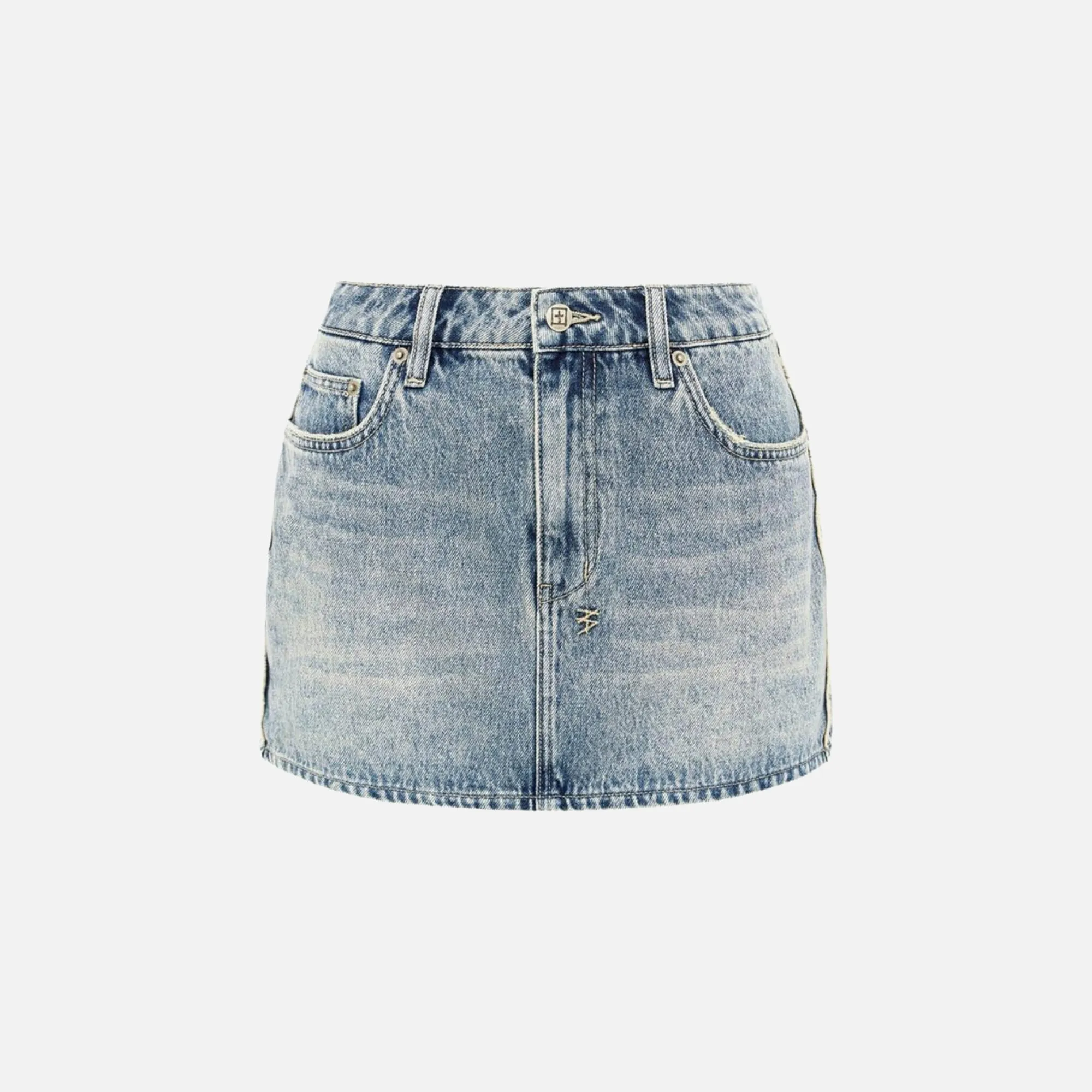 Ksubi Low Rider Mini Skirt - Frayed sold by Kith