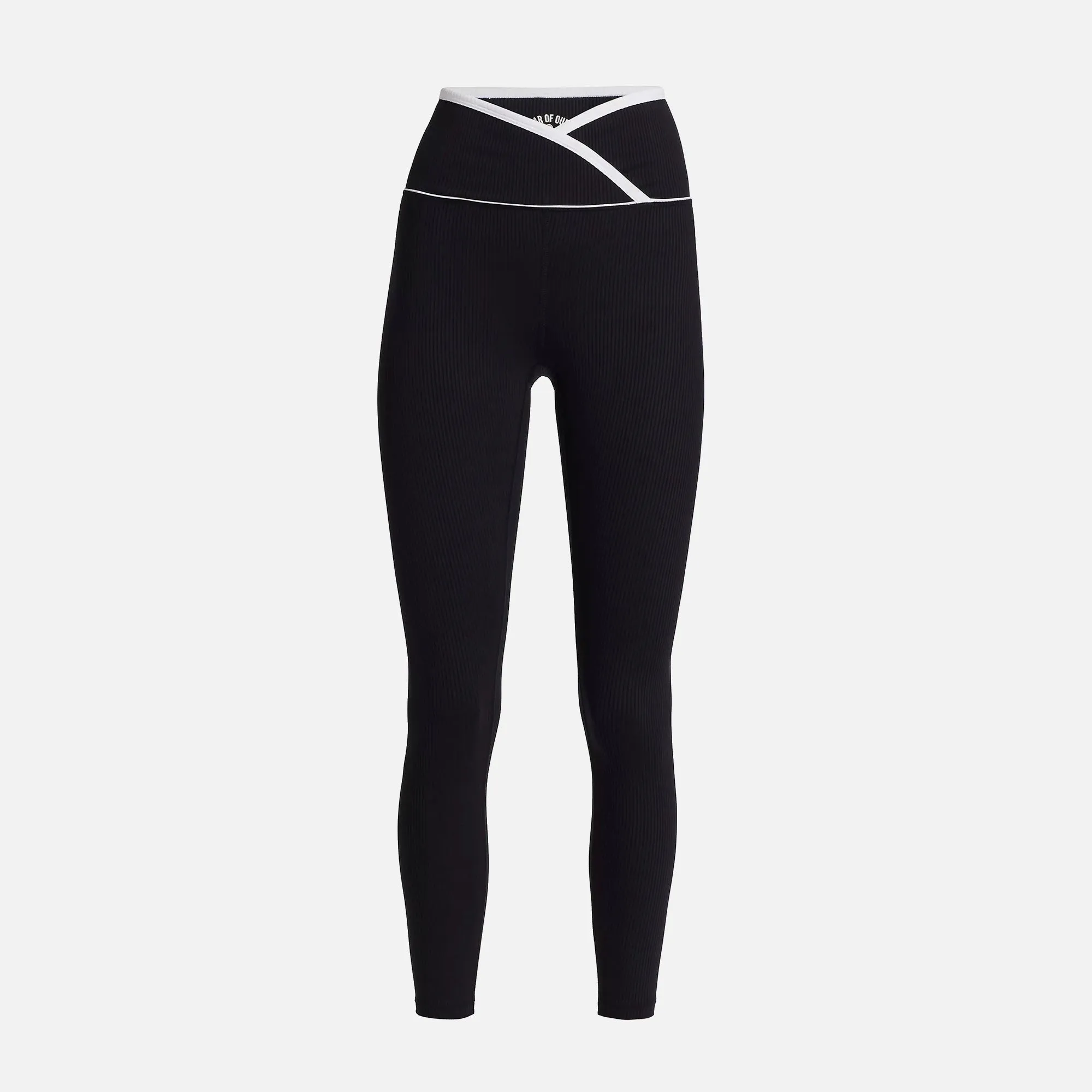 Year Of Ours Ribbed Two Tone Veronica Legging - Black sold by Kith