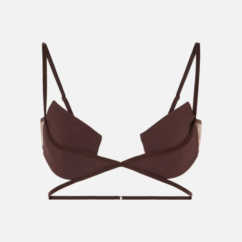 Nensi Dojaka Bra - Brown sold by Kith