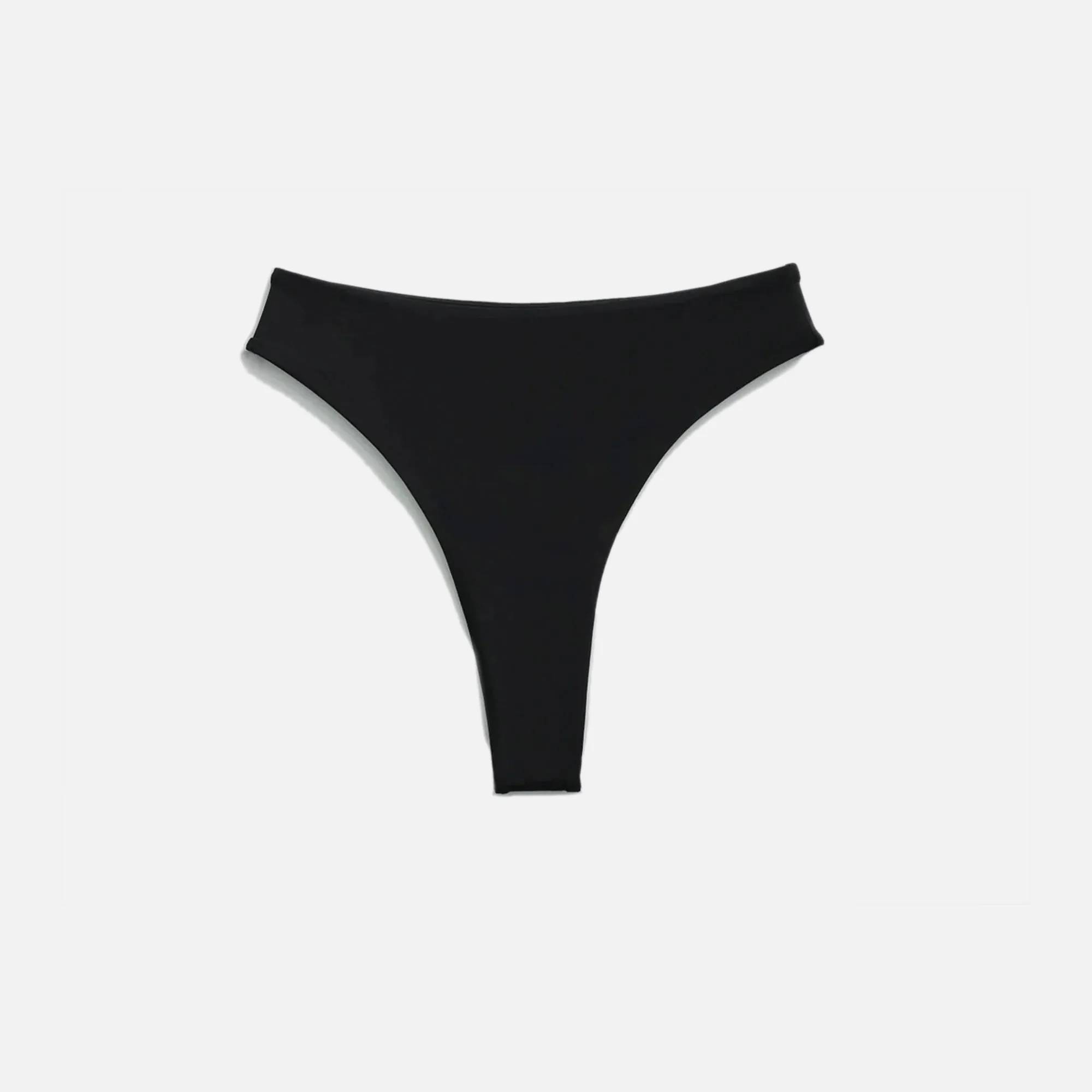 Riot Swim Kai High Waist Bottom - Black sold by Kith