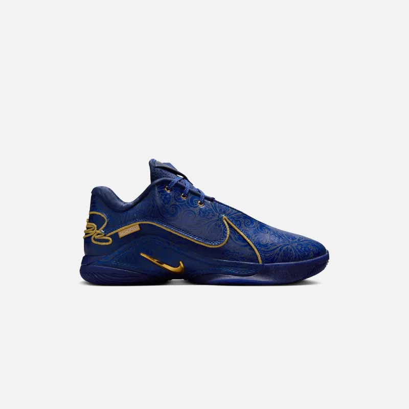 Nike x Monopoly LeBron 22 - Deep Royal Blue / Metallic Gold / Midnight Navy sold by Kith