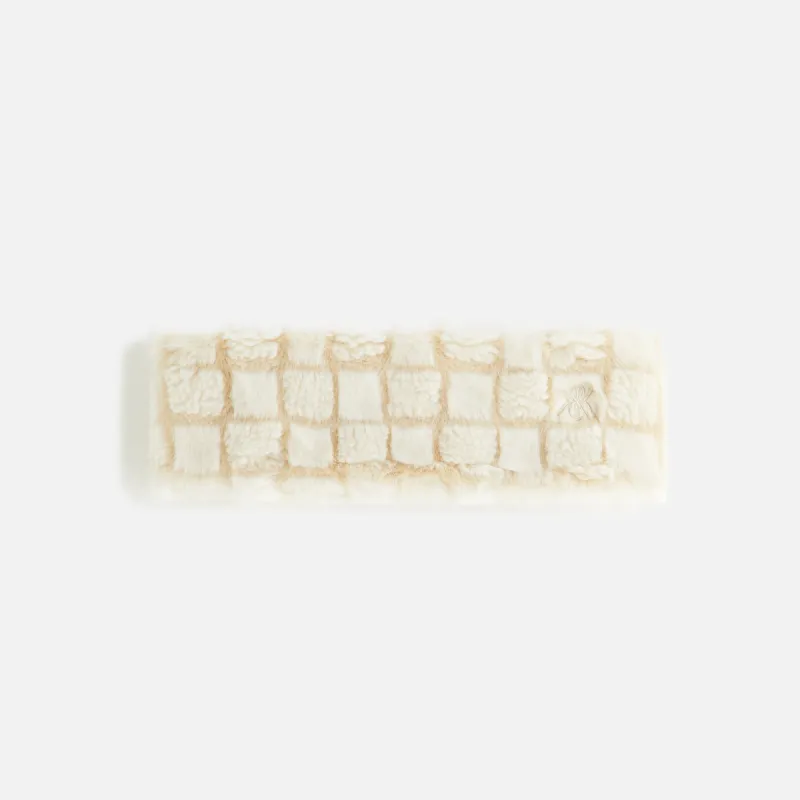 Kith Women Jacquard Fur Headband - Veil sold by Kith