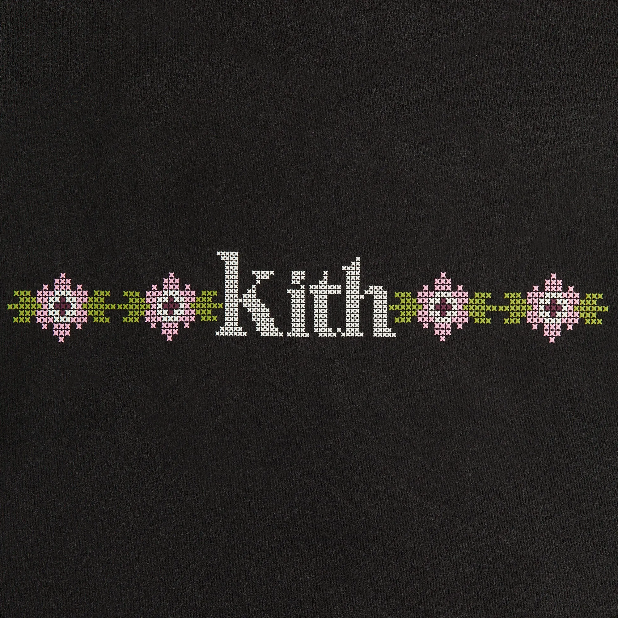 Kith Women Mulberry Needlepoint Vintage Tee - Black sold by Kith product image thumbnail 4