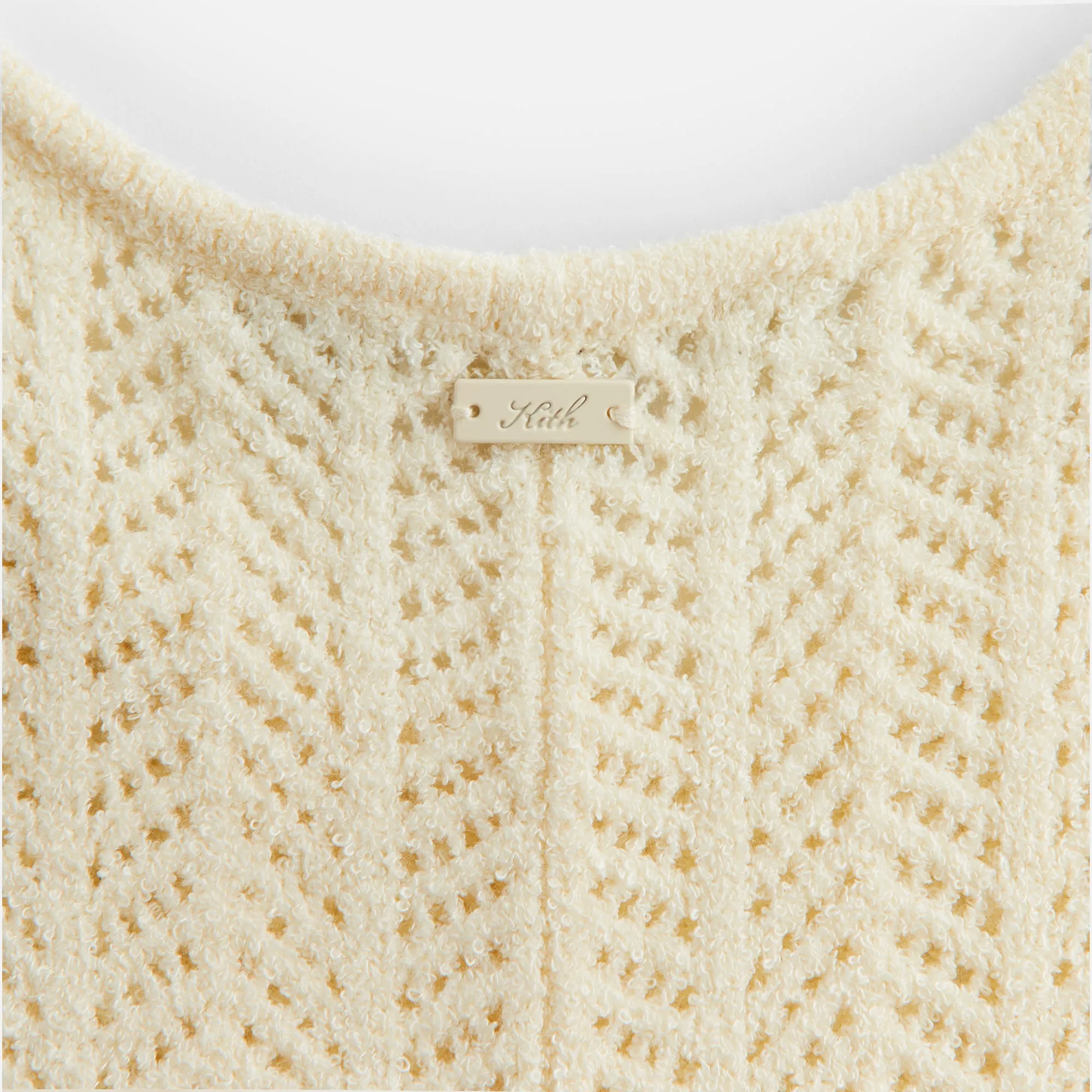 Kith Women Camille Chevron Pointelle Knit Maxi - Sandrift sold by Kith product image thumbnail 4