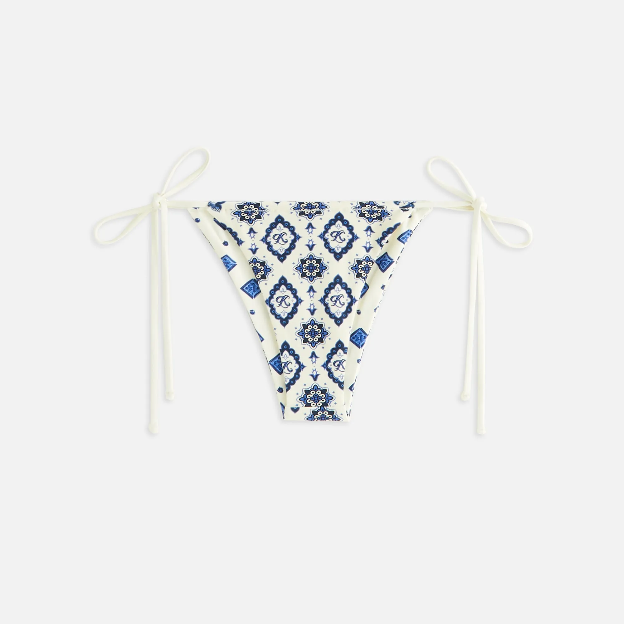 Kith Women Tova Baroque Tile Tie Bottom - Sandrift sold by Kith