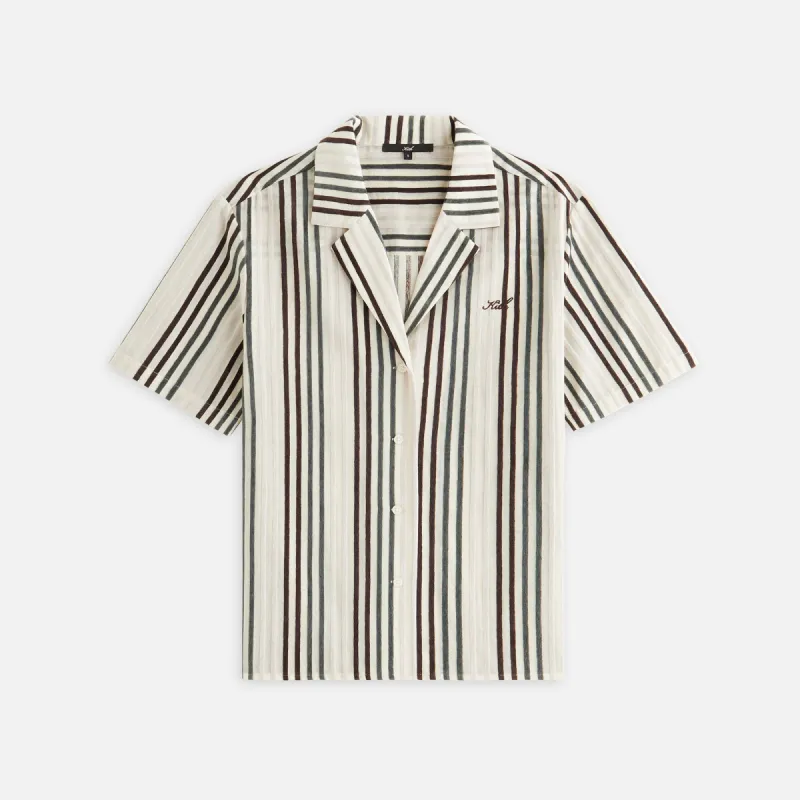 Kith Women Elena II Chenille Stripe Shirt - Echo sold by Kith