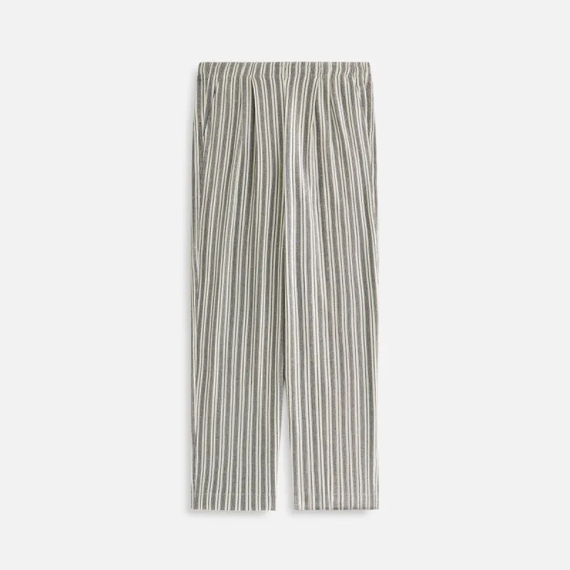Kith Women Miles II Dobby Stripe Pants - Black sold by Kith