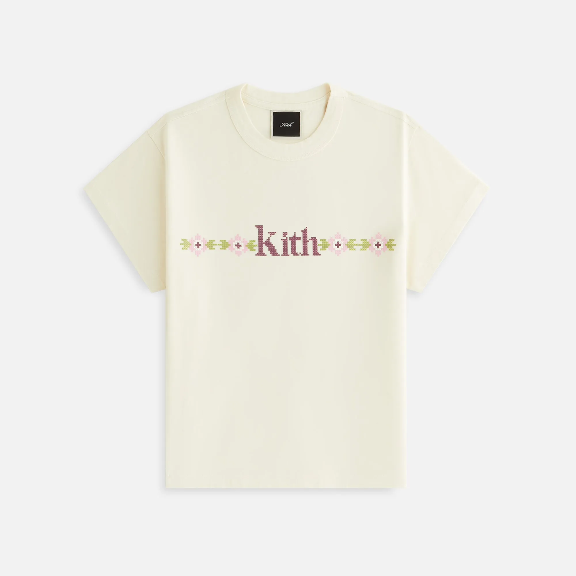 Kith Women Mulberry Needlepoint Vintage Tee - Sandrift sold by Kith