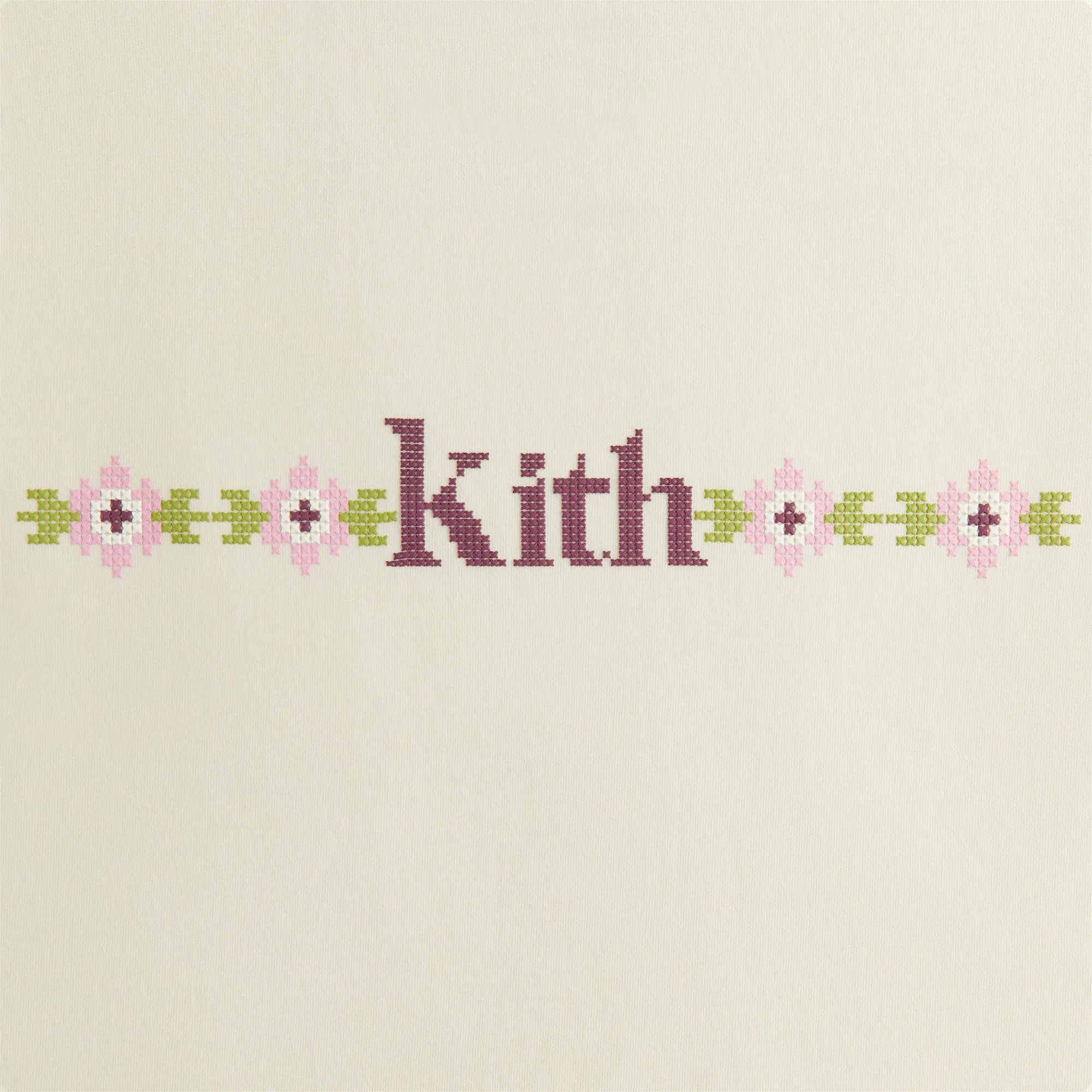 Kith Women Mulberry Needlepoint Vintage Tee - Sandrift sold by Kith product image thumbnail 4