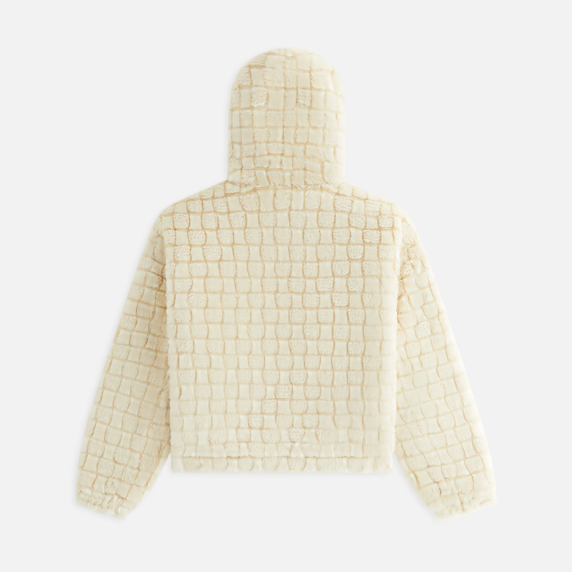 Kith Women Toshi Checked Teddy Bomber - Veil sold by Kith product image thumbnail 3