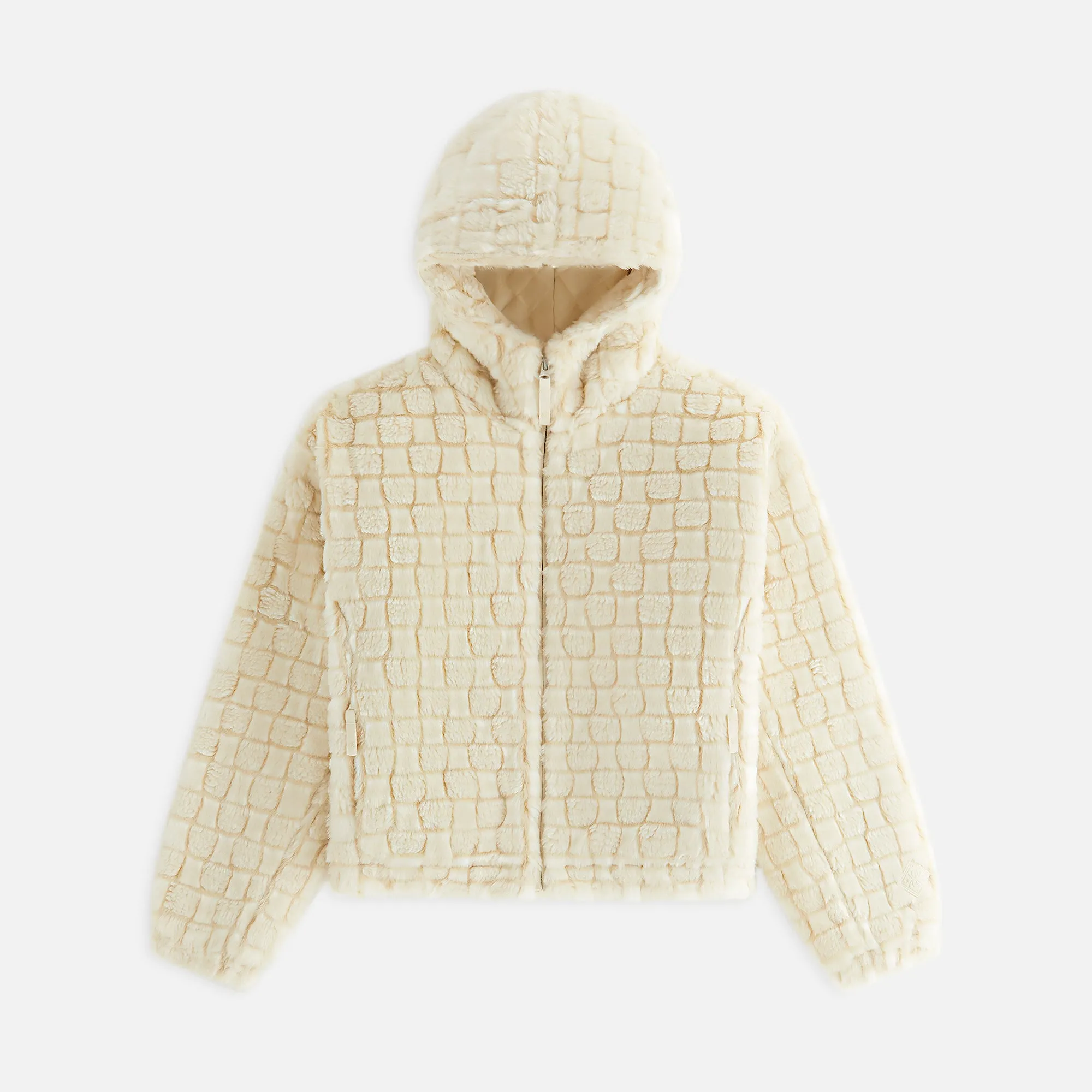 Kith Women Toshi Checked Teddy Bomber - Veil sold by Kith