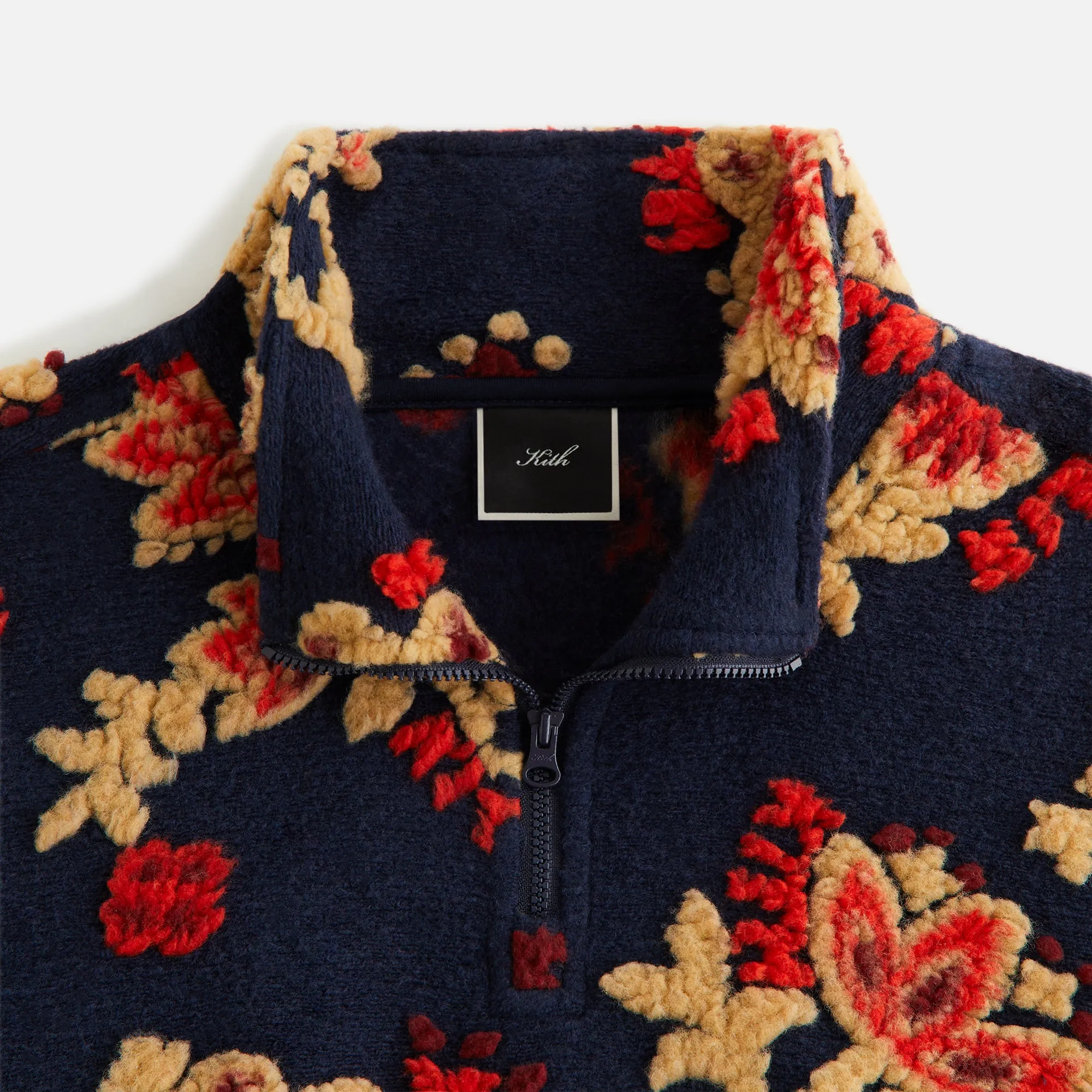 Kith Women Hunter III Paisley Sherpa 1/4 Zip - Nocturnal sold by Kith product image thumbnail 4