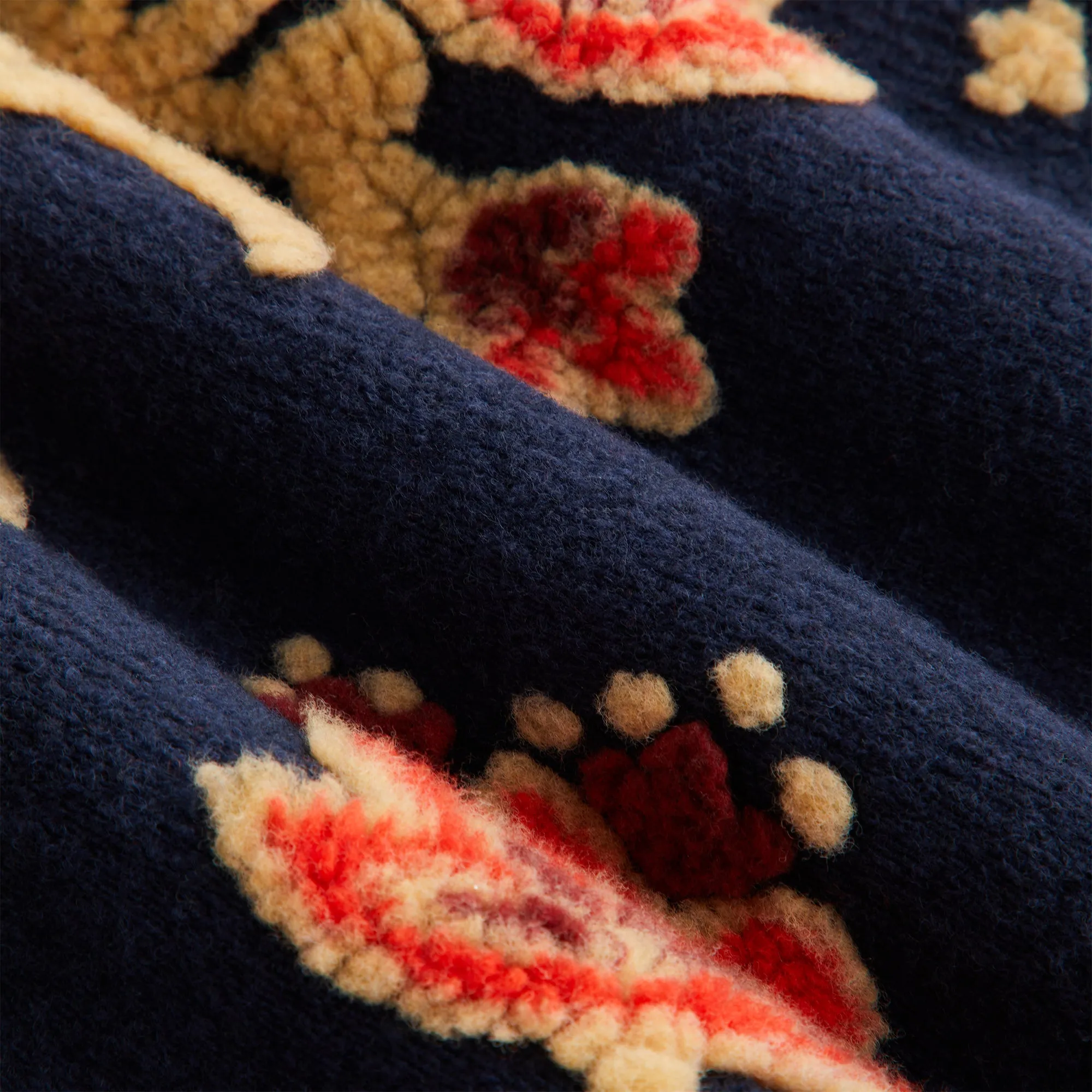 Kith Women Hunter III Paisley Sherpa 1/4 Zip - Nocturnal sold by Kith product image thumbnail 5