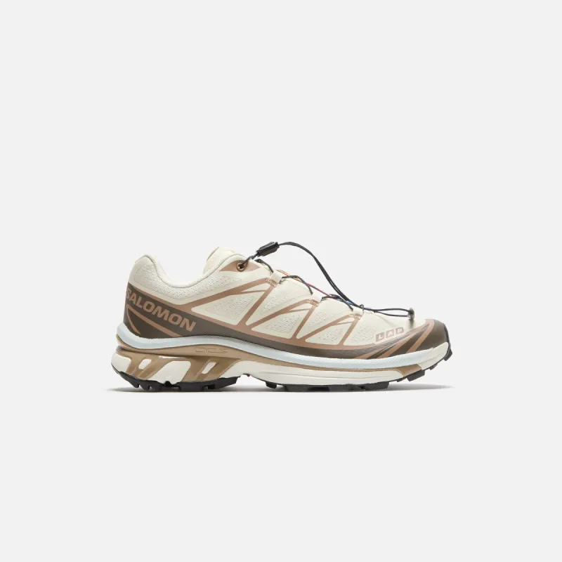 Salomon XT-6 - Almond Milk / Portabella / Ice Flow sold by Kith