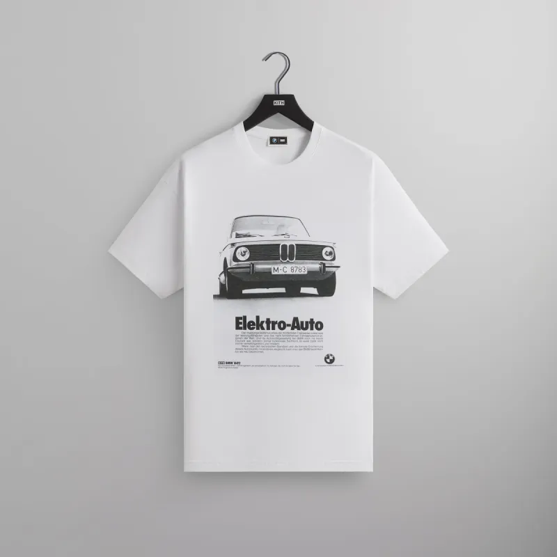 Kith for BMW Electro Auto Vintage Tee - White sold by Kith