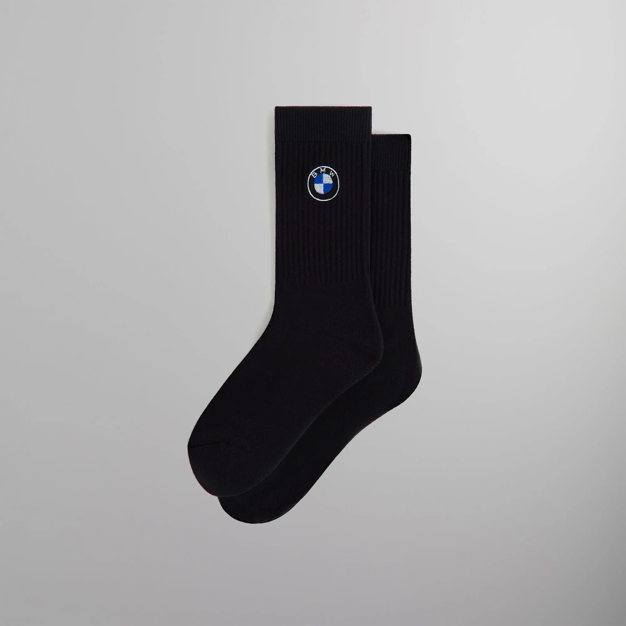 Kith for BMW Rondel Crew Socks - Black sold by Kith