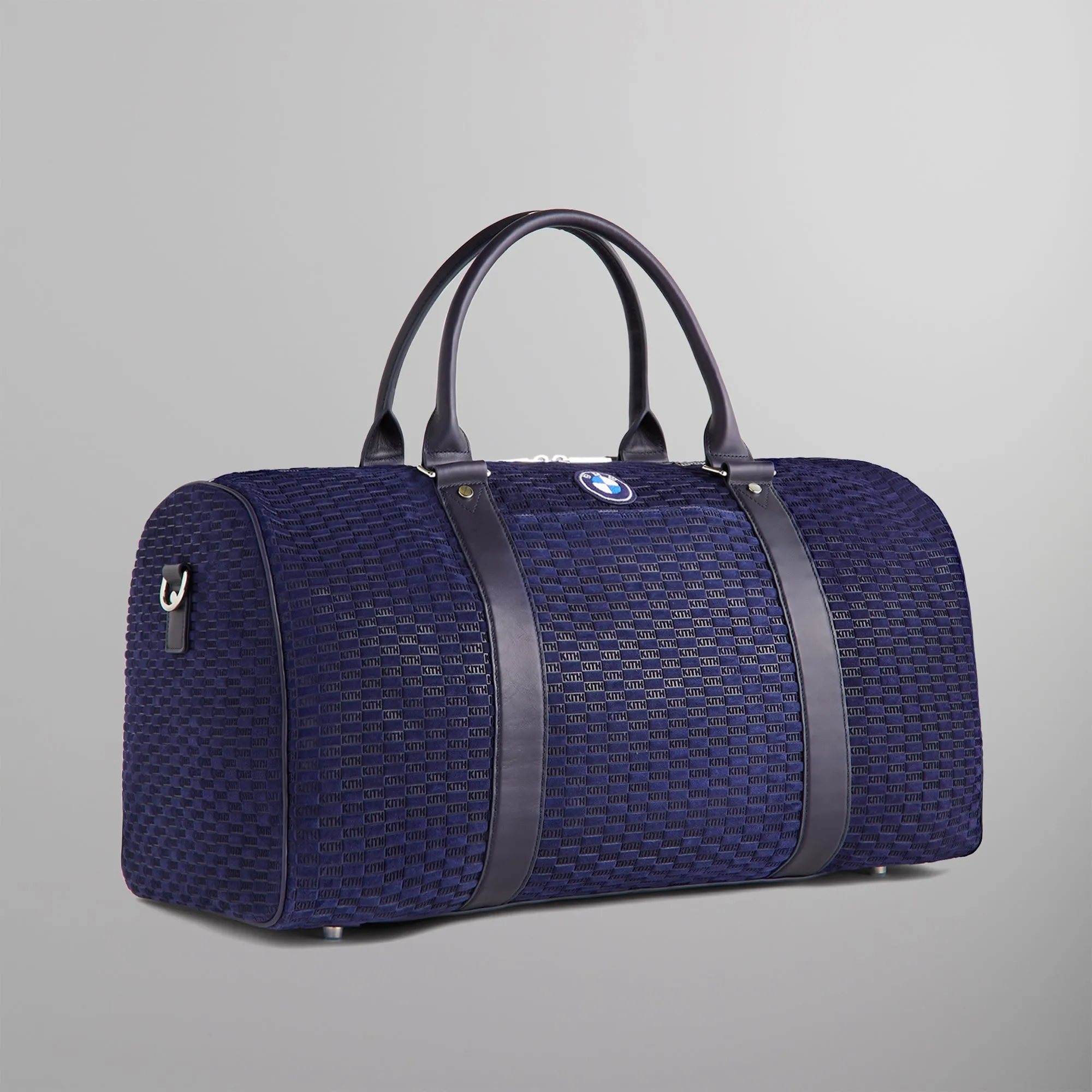 バッグ KITH  MONOGRAMSUEDE DUFFLE BAG VIOLET Kith for BMW Monogram Suede Duffle Bag - Techno Violet | Parallel