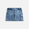 T by Alexander Wang Cargo Pocket Skirt - Vintage Light Indigo sold by Kith