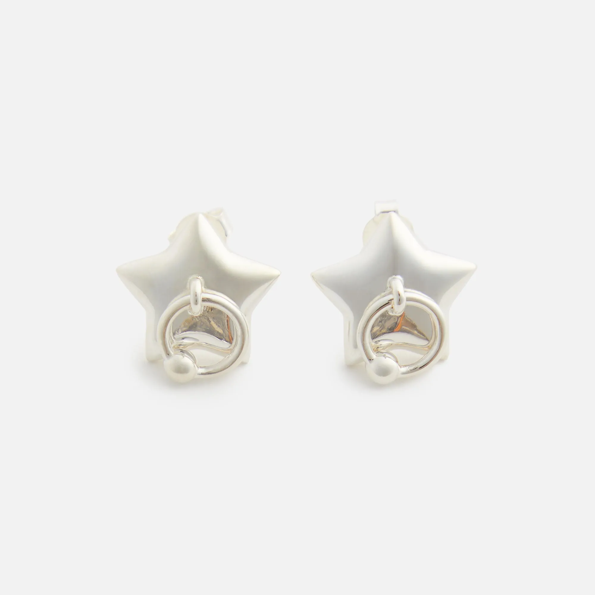 Sandy Liang Wanda Earrings - Silver sold by Kith