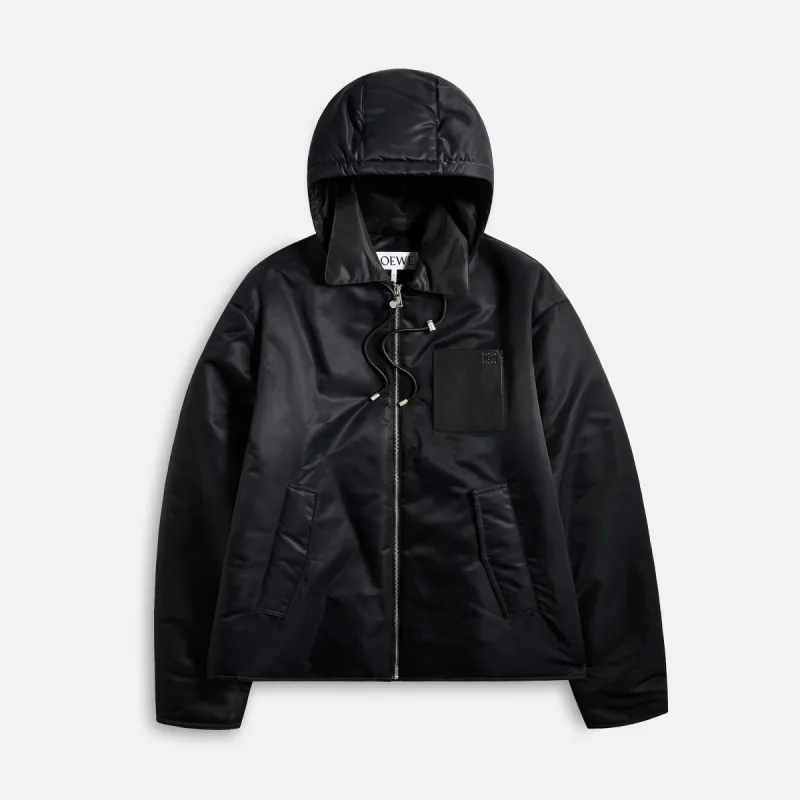 Loewe Hooded Jacket - Black sold by Kith
