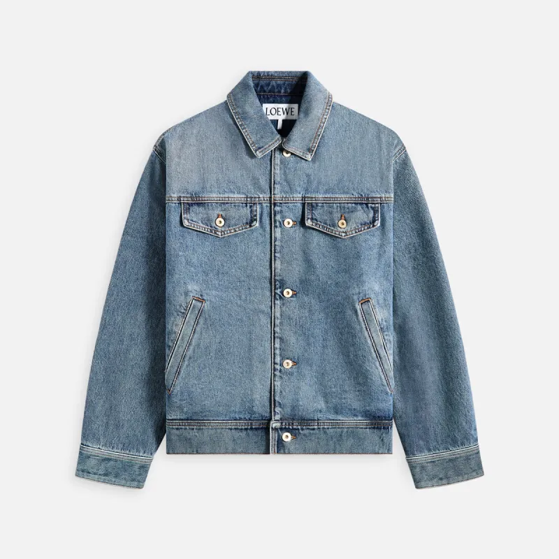 Loewe Denim Jacket - Blue sold by Kith
