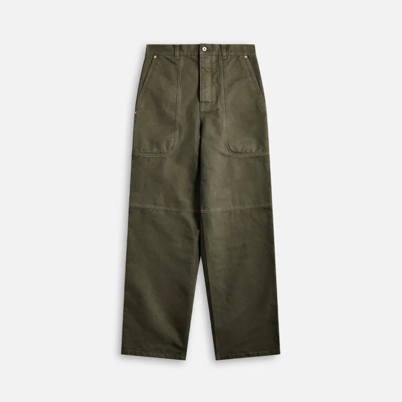 Loewe Cargo Trousers - Khaki Green sold by Kith