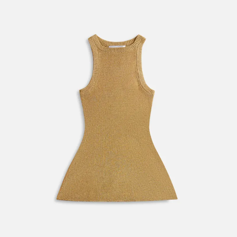 GUIZIO Millie Top - Gold sold by Kith