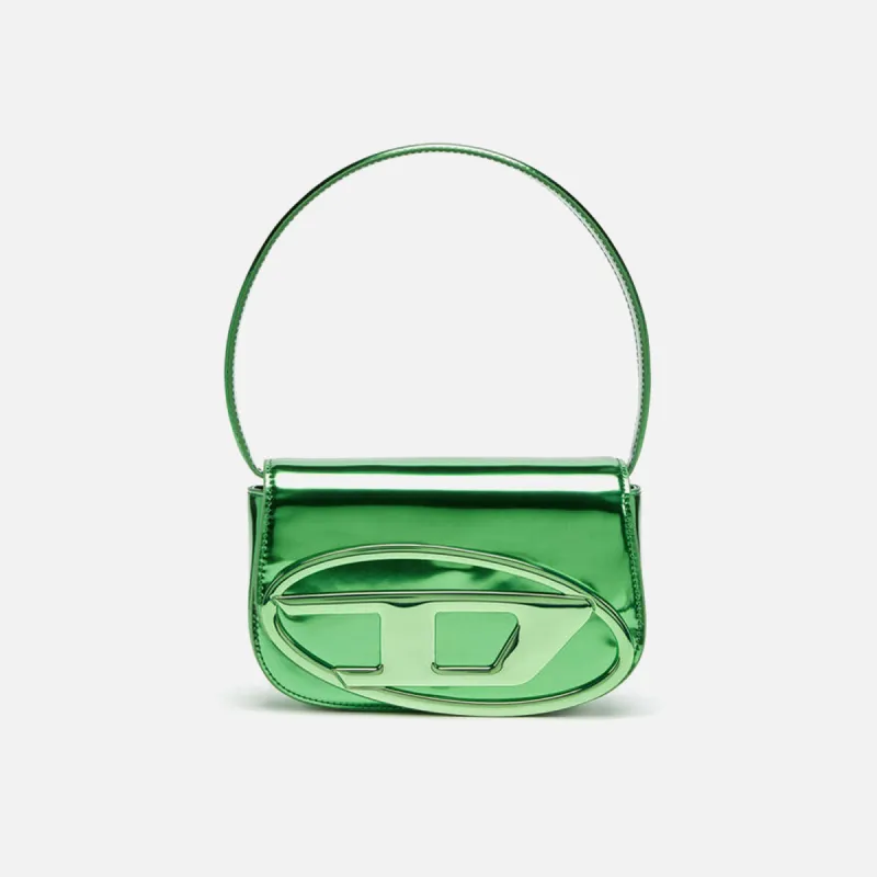 Diesel 1 DR Mirror Leather Bag - Green sold by Kith