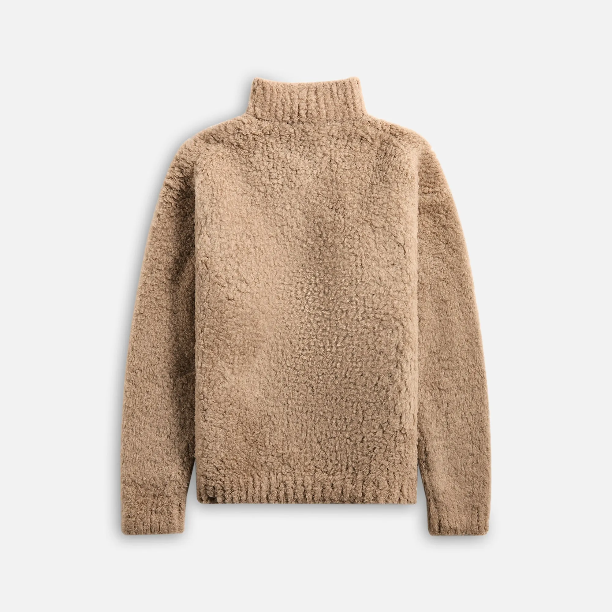 Auralee Merino Wool Boa Knit Half Zip P/O - Beige sold by Kith product image thumbnail 2
