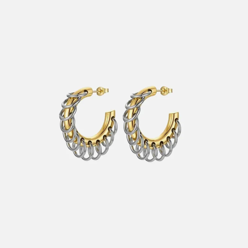 ARSN Kinks and Thrills Earrings - Silver made by ARSN The Label