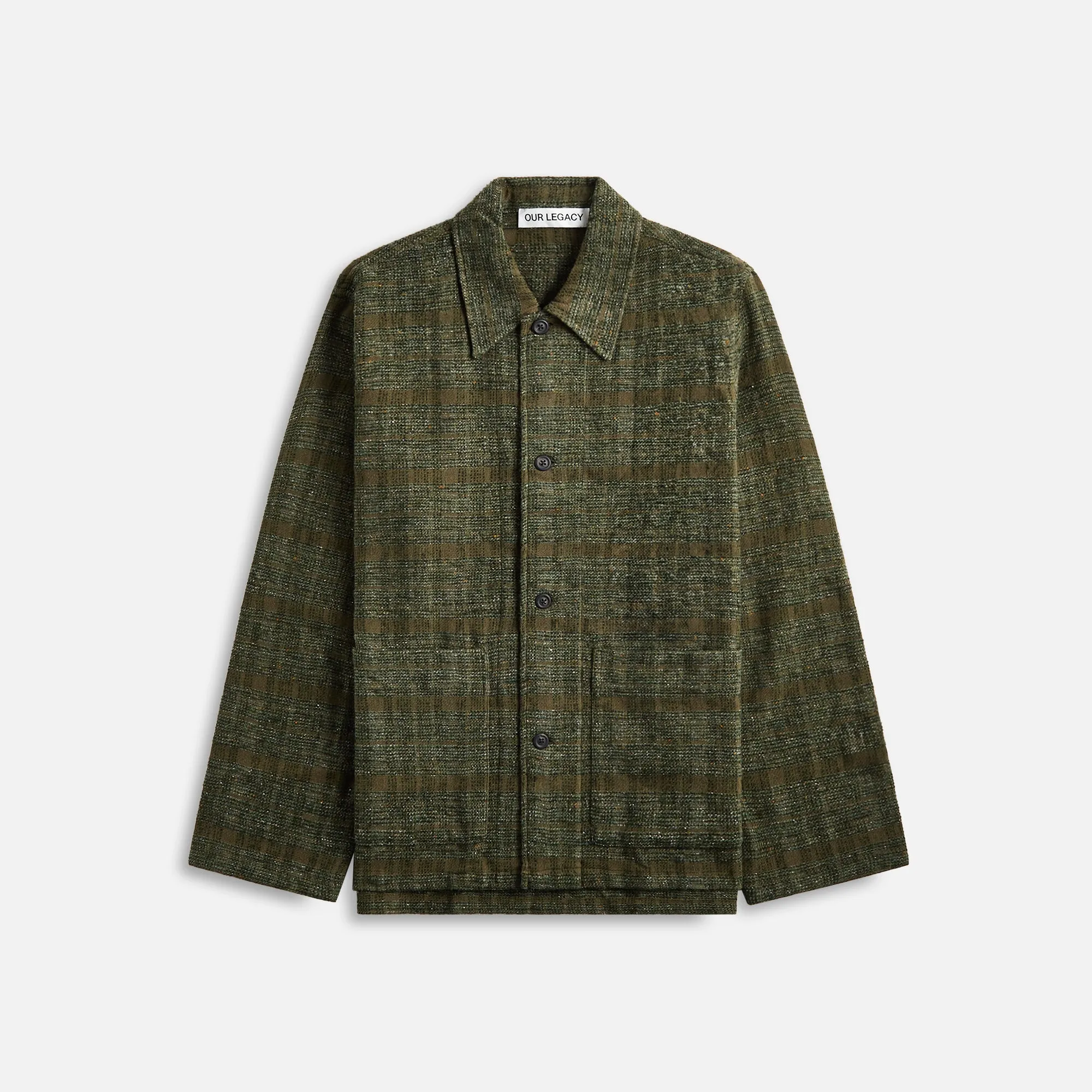 Our Legacy Haven Jacket - Seaweed Sparse Check sold by Kith