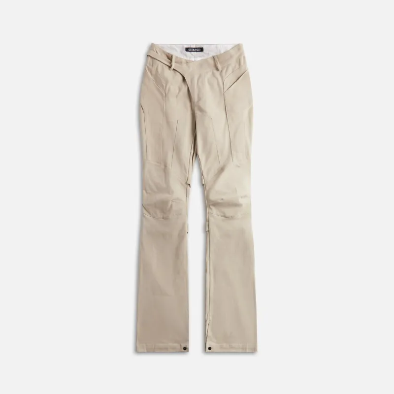 Ottolinger Deconstructed Flared Chinos - Beige sold by Kith