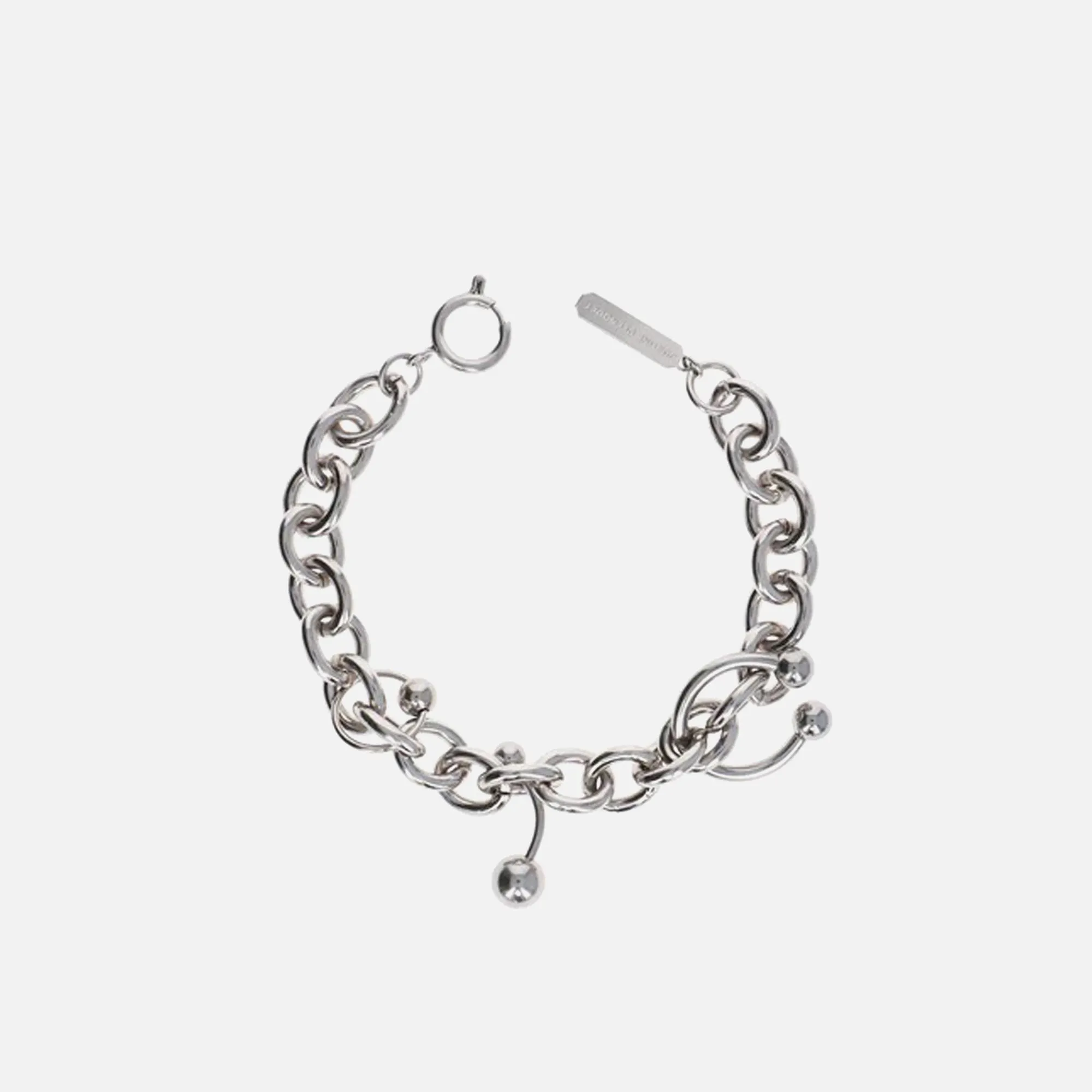 Justine Clenquet Holly Bracelet - Palladium sold by Kith