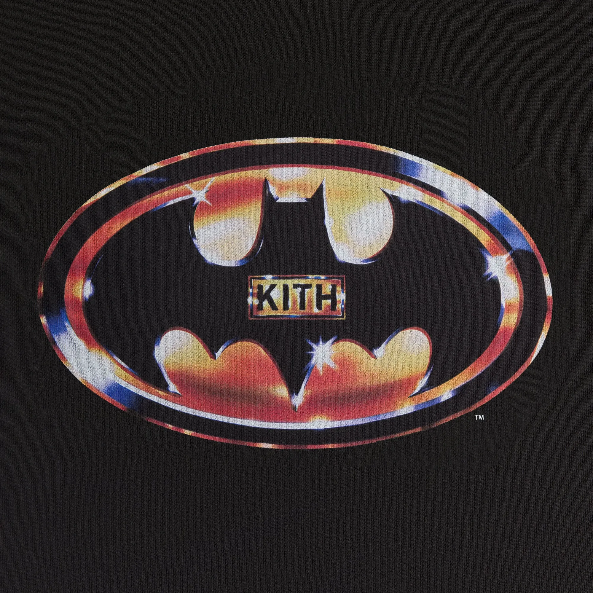 Batman | Kith Logo Vintage Nelson Hoodie - Black sold by Kith product image thumbnail 3
