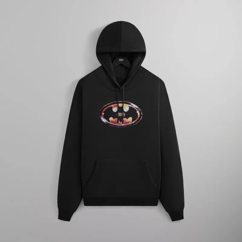 Batman | Kith Logo Vintage Nelson Hoodie - Black sold by Kith