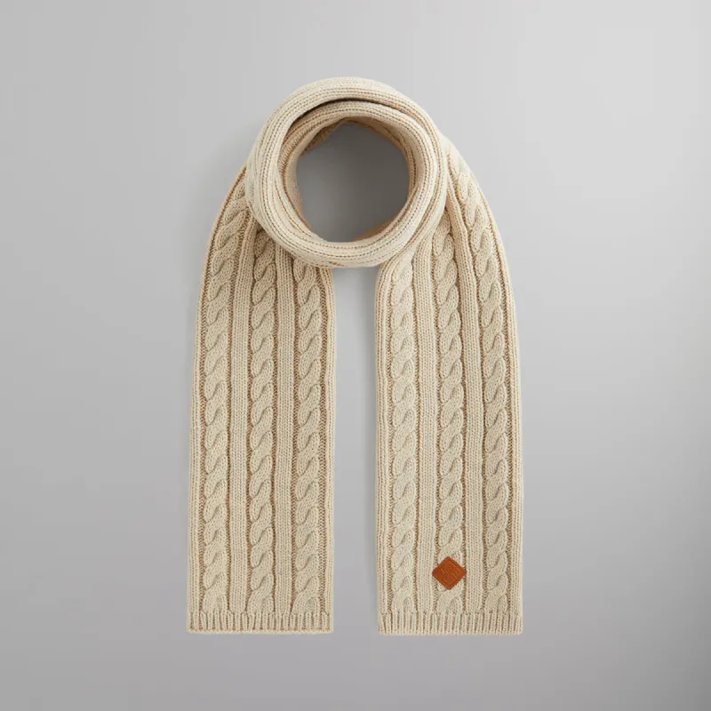 Kith Cable Scarf - Sandy Heather sold by Kith