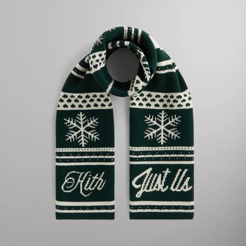Kithmas Fairisle Scarf - Stadium sold by Kith