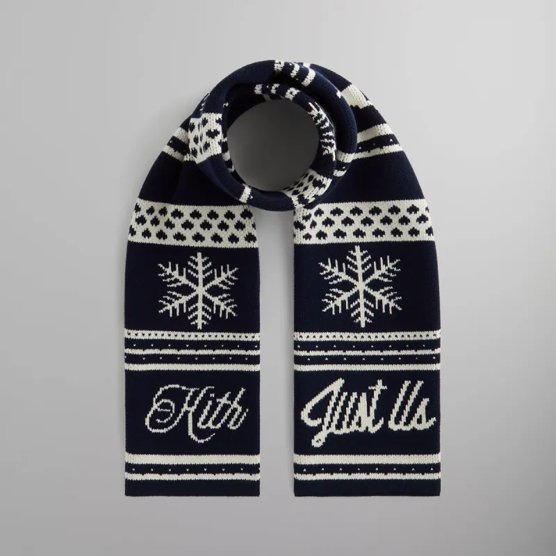 Kithmas Fairisle Scarf - Nocturnal sold by Kith