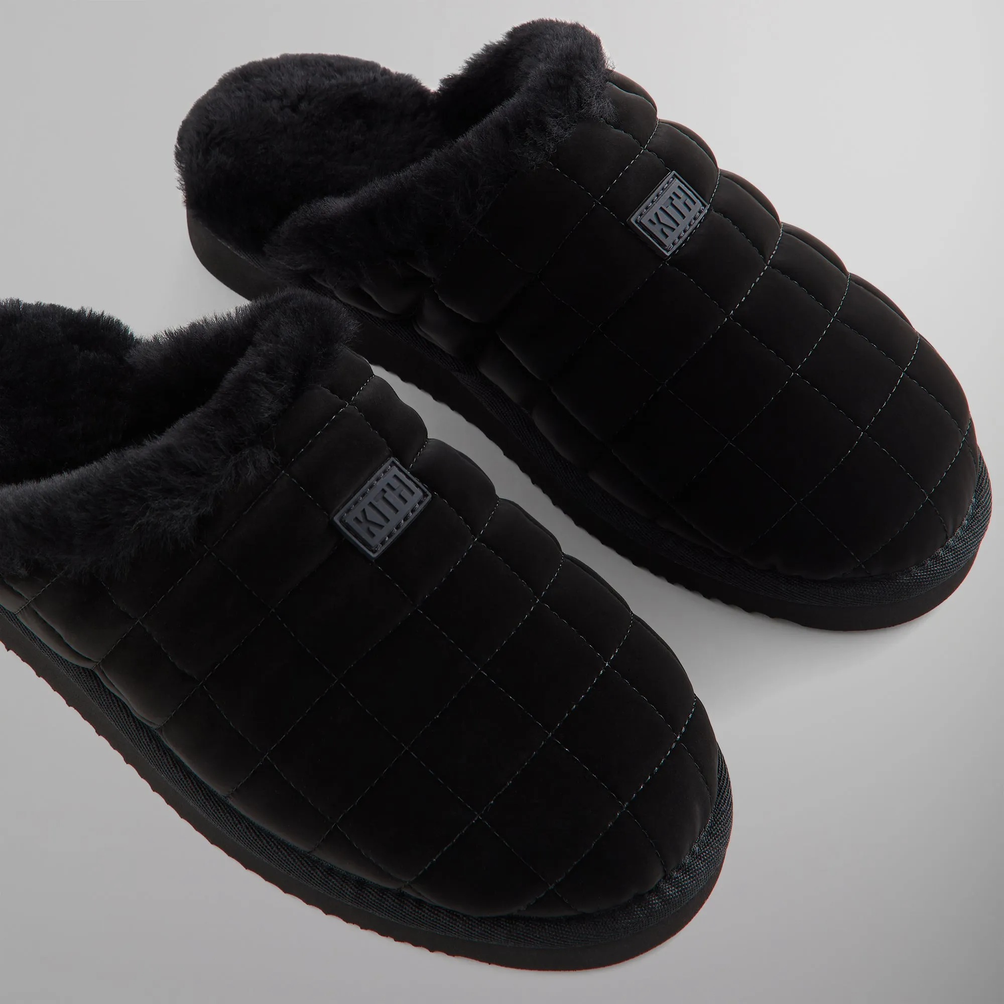 Kith Puffed Logo Slippers - Black sold by Kith product image thumbnail 2