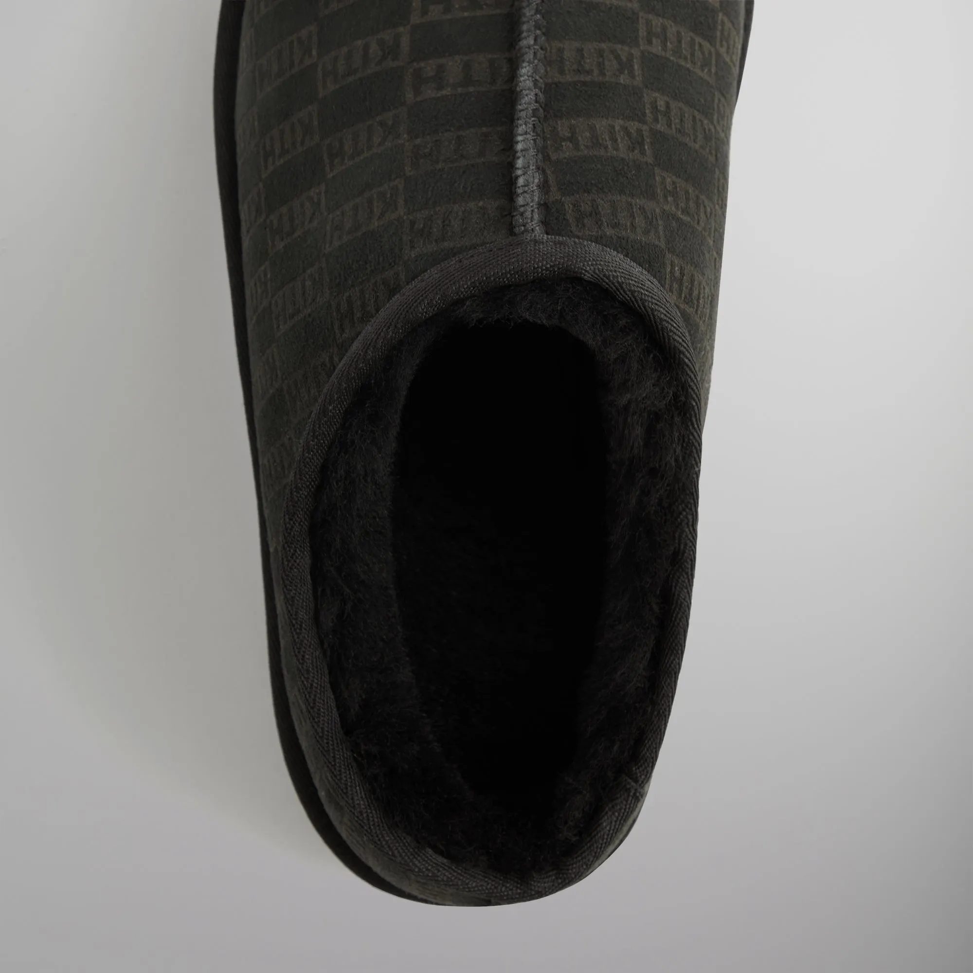 Kith Monogram Shearling Slippers - Black sold by Kith product image thumbnail 3