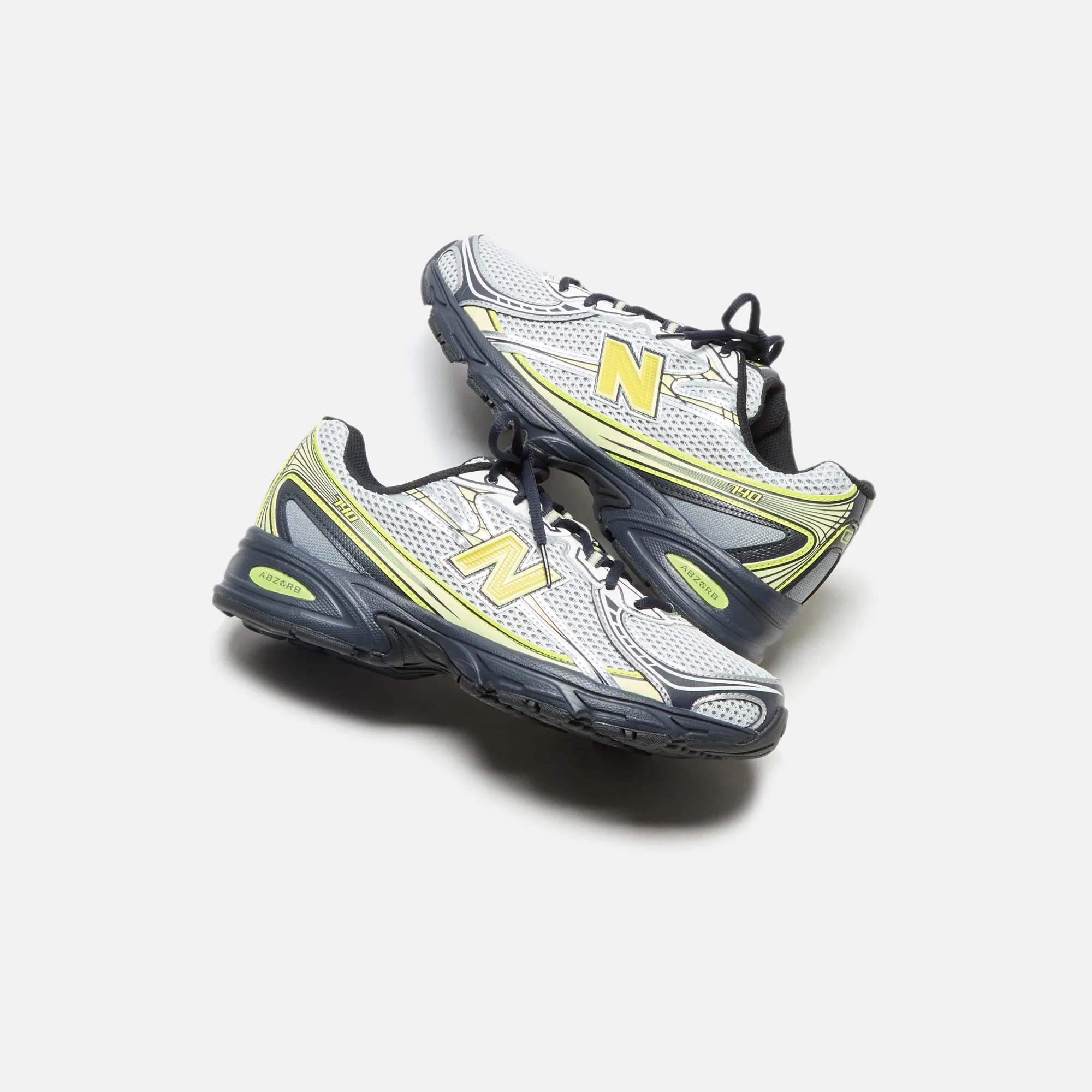 New Balance 740 - Sea Salt / Phantom / Firefly sold by Kith product image thumbnail 4