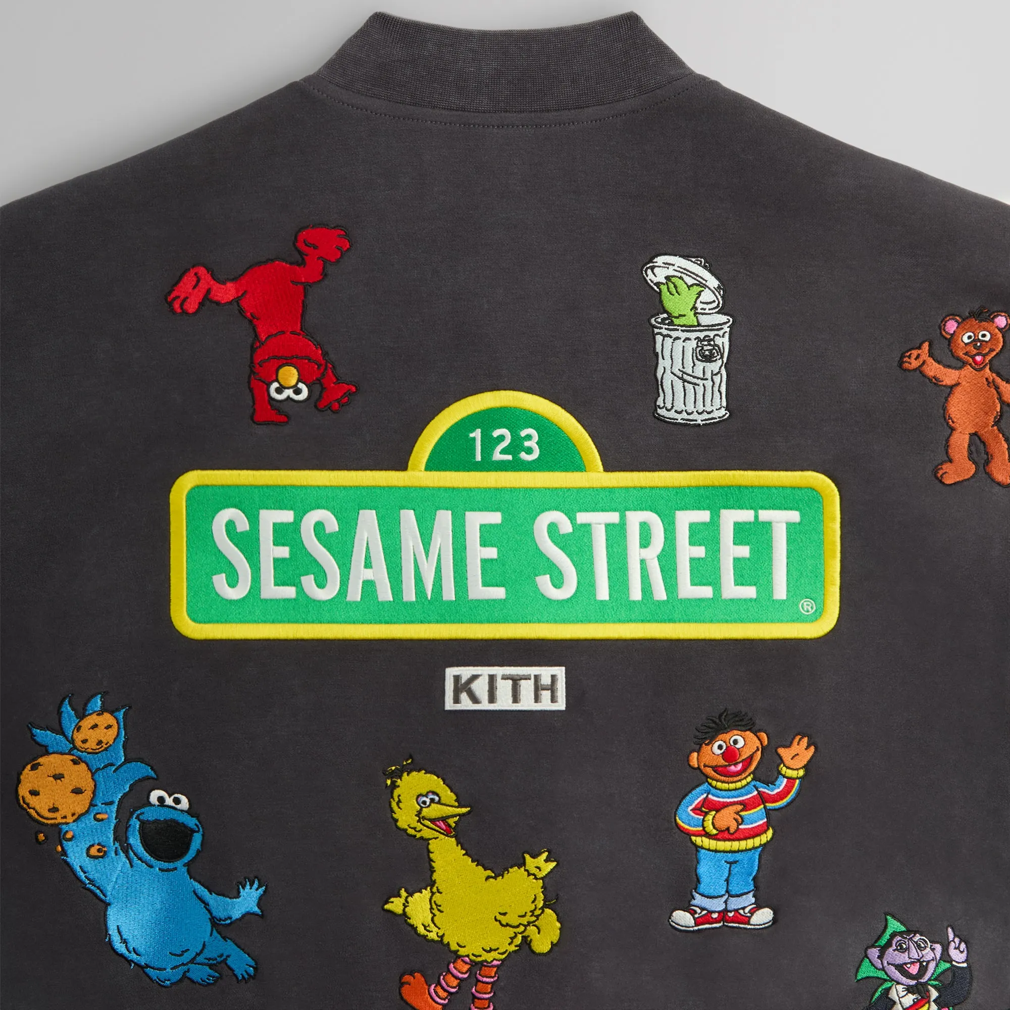 Kith for Sesame Street Marvin Bomber Jacket - Hematite sold by Kith product image thumbnail 4
