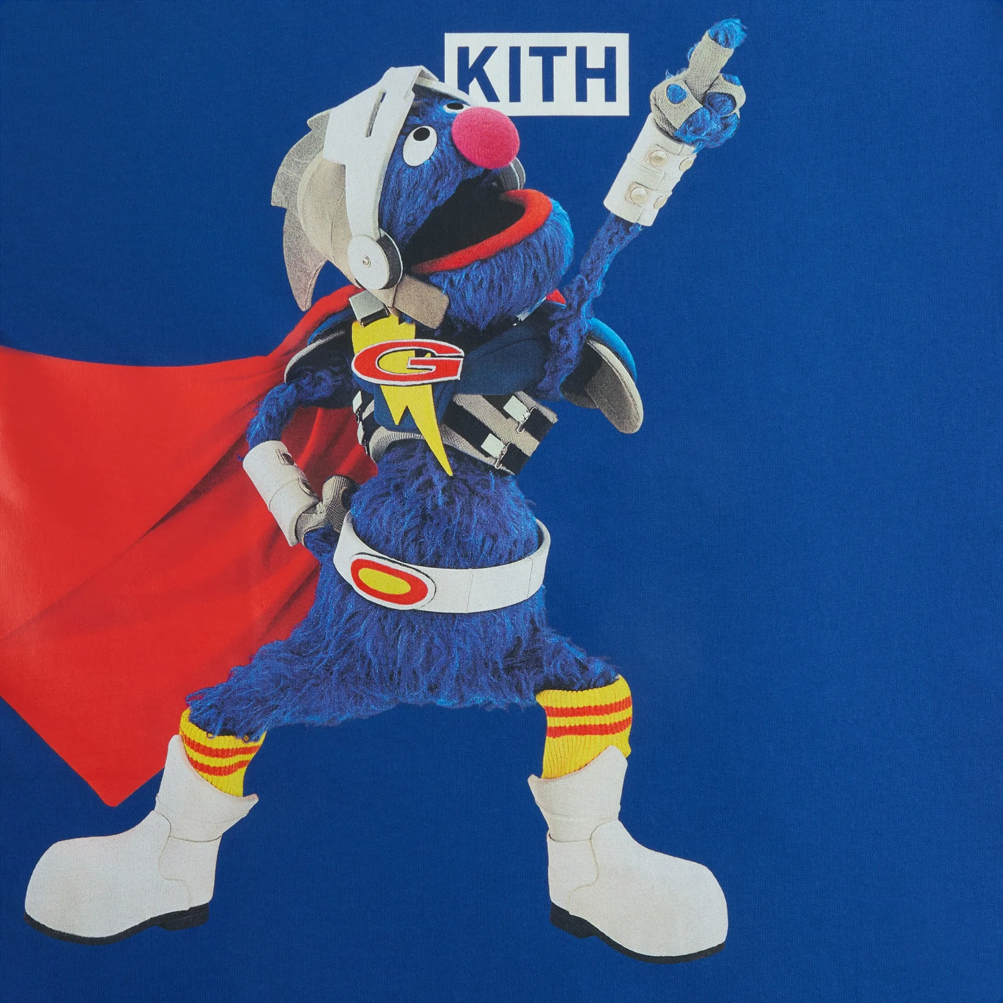 Kith for Sesame Street Super Grover Tee - Current sold by Kith product image thumbnail 3