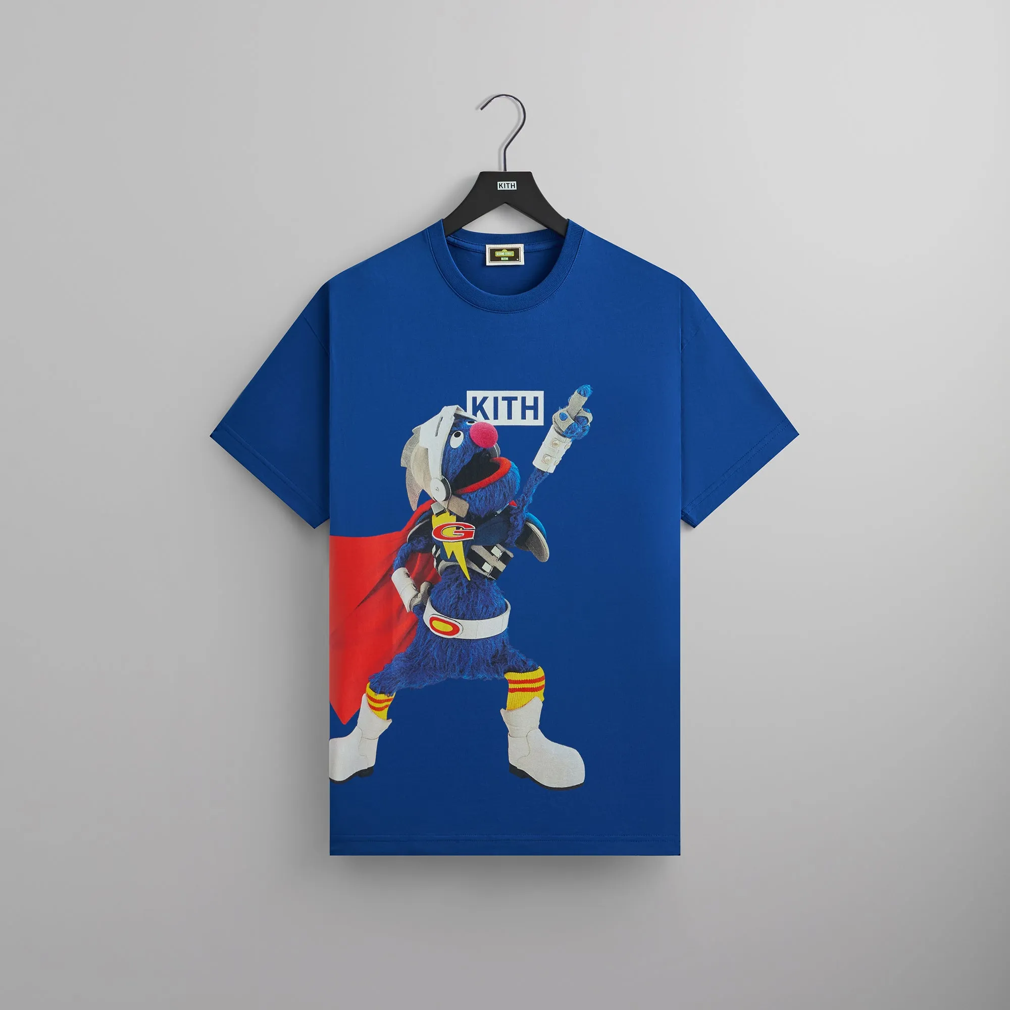 Kith for Sesame Street Super Grover Tee - Current sold by Kith