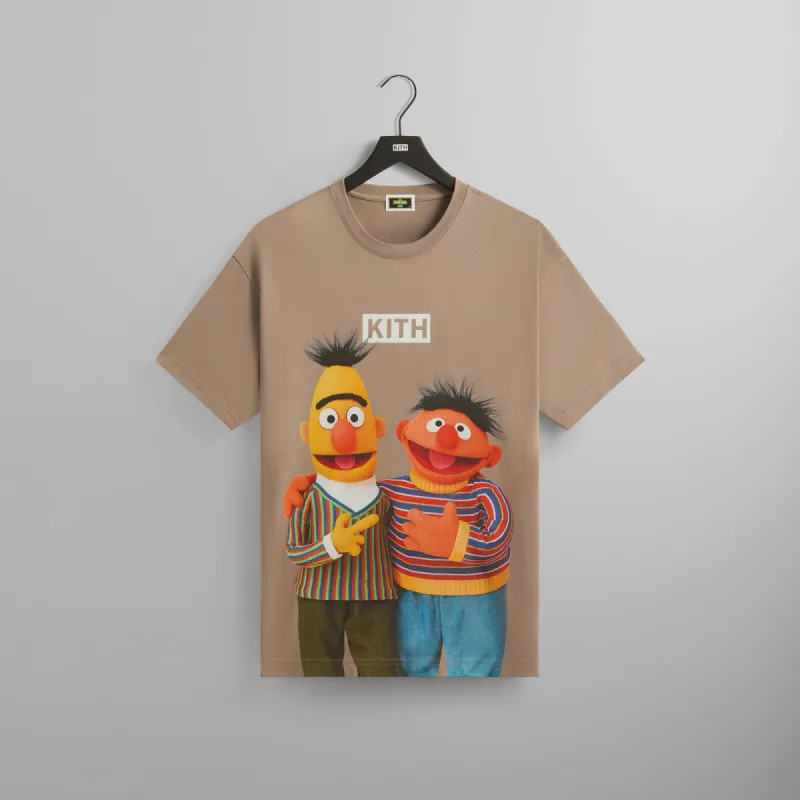 Kith for Sesame Street Bert & Ernie Tee - Quicksand sold by Kith