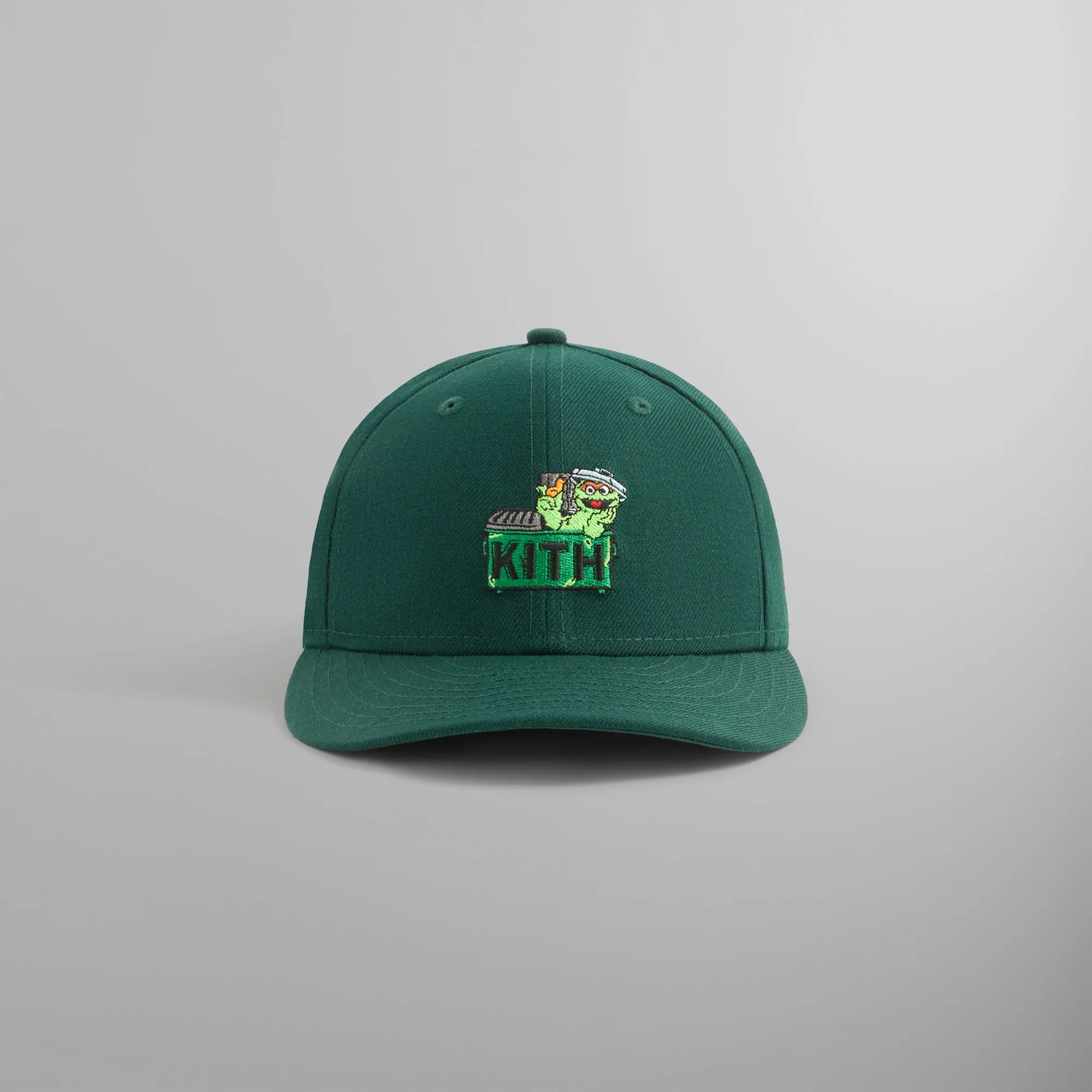 Kith & New Era for Sesame Street Oscar the Grouch 59FIFTY Low Profile Fitted - Stadium sold by Kith